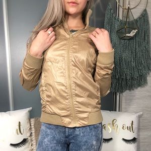 Gold puma jacket